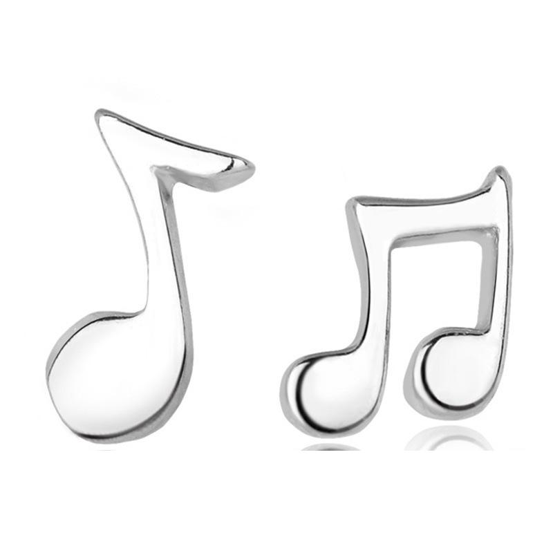 ピアス レディース アクセサリー スタッドピアス キャッチピアス 音符 音楽 ミュージック おしゃれ きれいめ シルバー925 ギフト プレゼント プラスナオ Paypayモール店 通販 Paypayモール