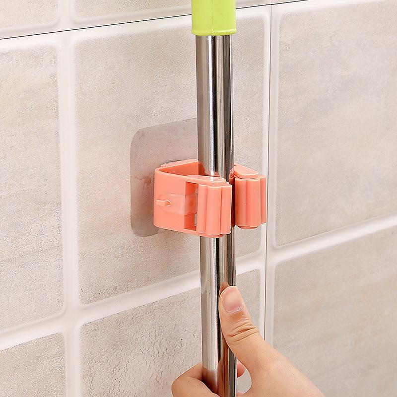 モップホルダー ほうきホルダー 2個セット 傘掛け 傘立て 掃除用具 壁