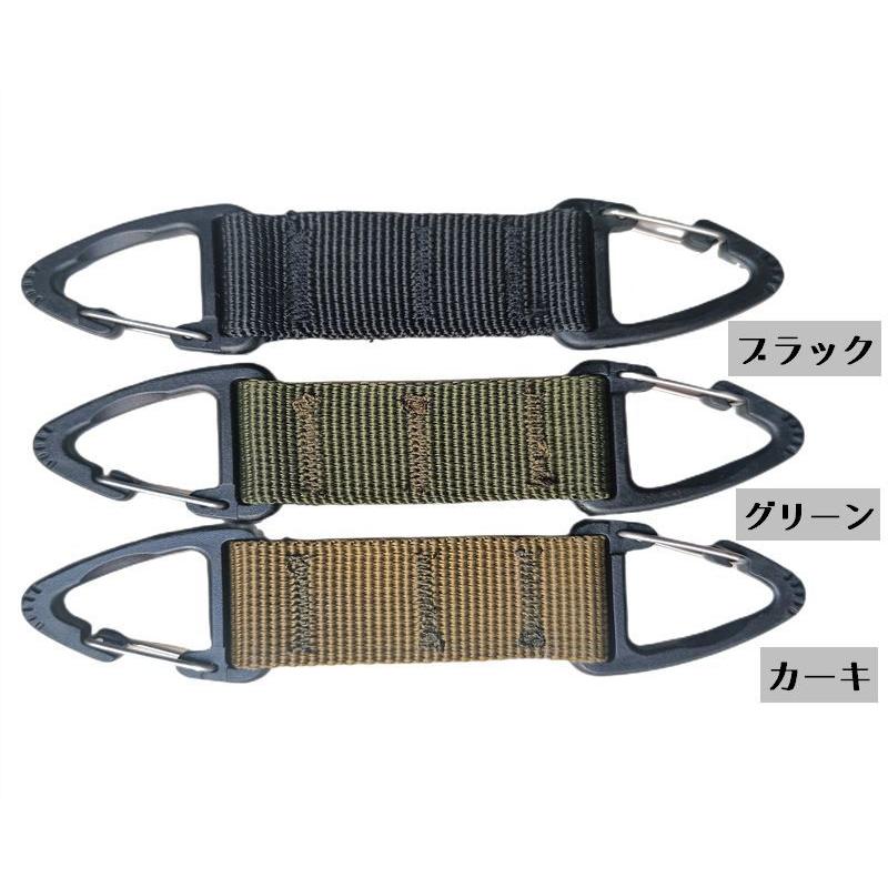 plusnao（プラスナオ） カラビナ ダブルヘッド キーホルダー 単品