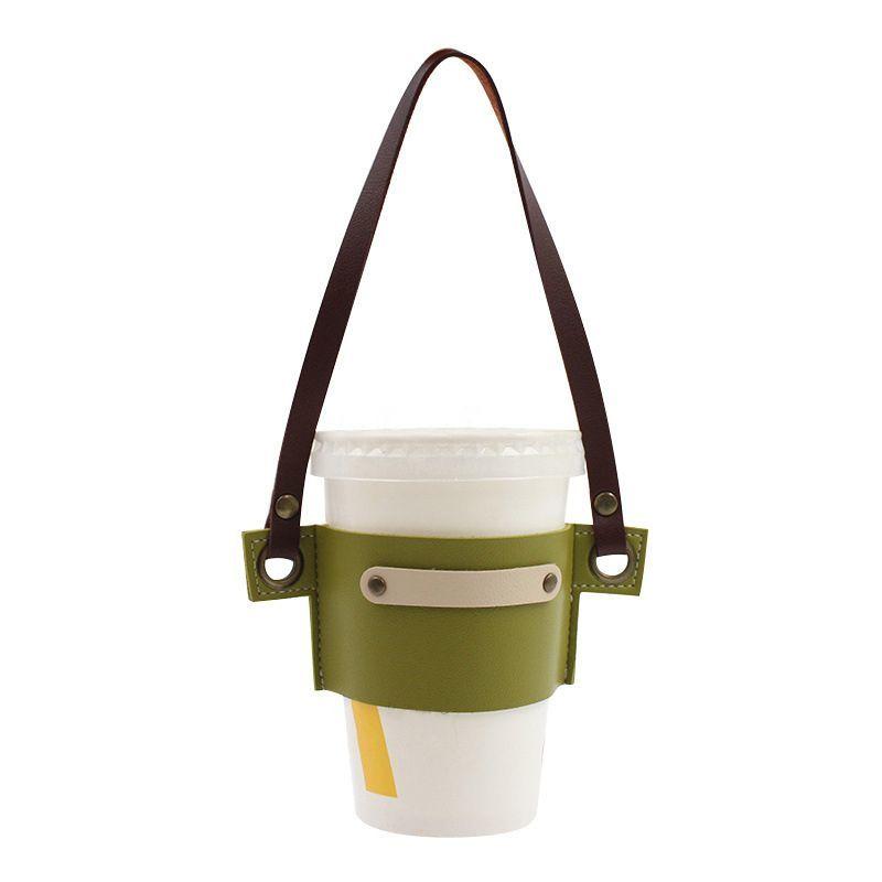 plusnao ドリンクホルダー カップホルダー 持ち手付き