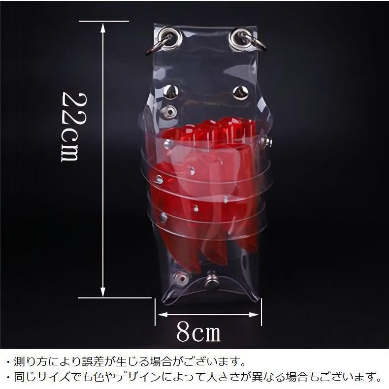 plusnao（プラスナオ） シザーケース シザーバッグ ベルト付 クリア