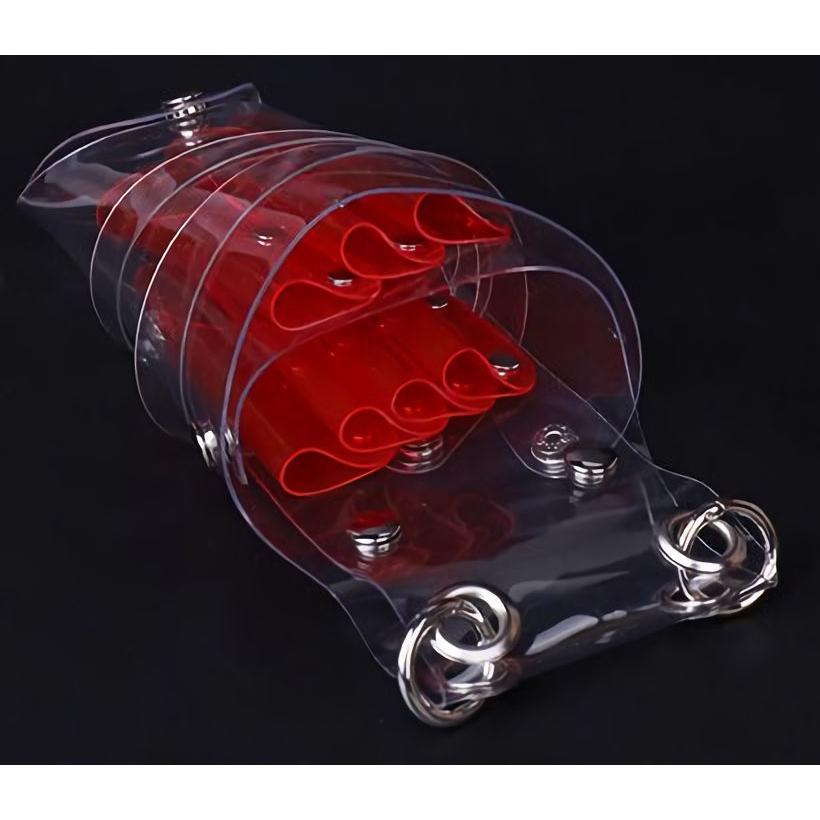 plusnao（プラスナオ） シザーケース シザーバッグ ベルト付 クリア