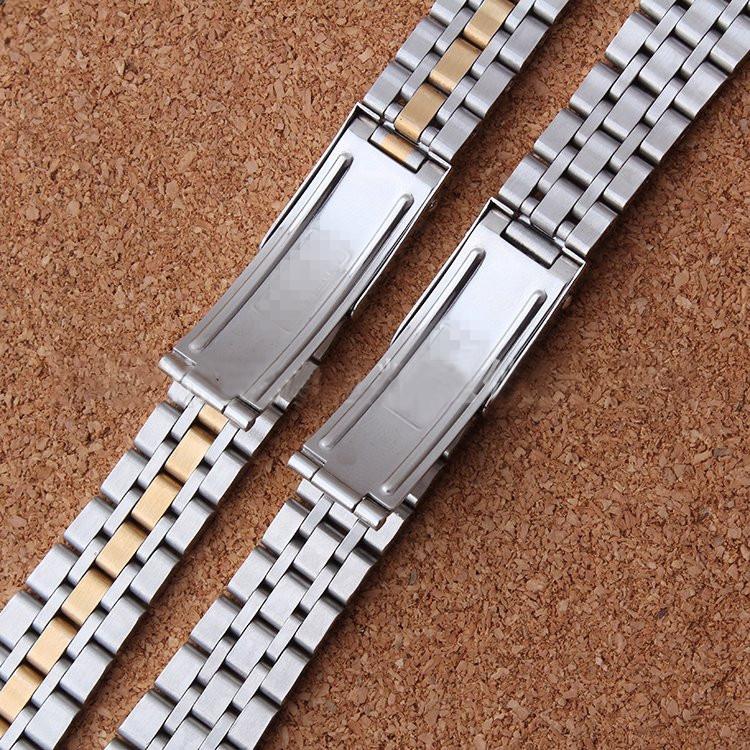 腕時計用ベルト 替えバンド Dバックル 尾錠 シングル 片開き 5連タイプ