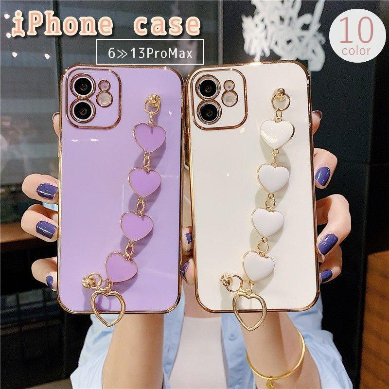 iPhoneケース スマホケース iPhoneカバー スマホカバー チェーン付き