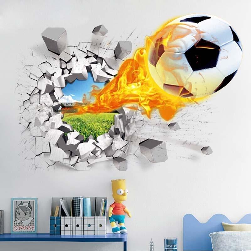 ウォールステッカー ステッカー インテリアシール Diy 3d サッカーボール 飛び出す インパクト ユニーク 子供部屋 部屋 インテリア 壁装飾 雑 Zak プラスナオyahoo 店 通販 Yahoo ショッピング