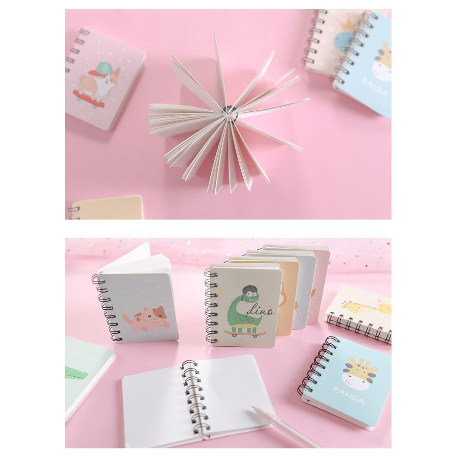 メモ帳 2冊セット ミニノート 文房具 かわいい イラスト リングノート 手のひらサイズ 女の子 白無地 小さい Zak プラスナオyahoo 店 通販 Yahoo ショッピング