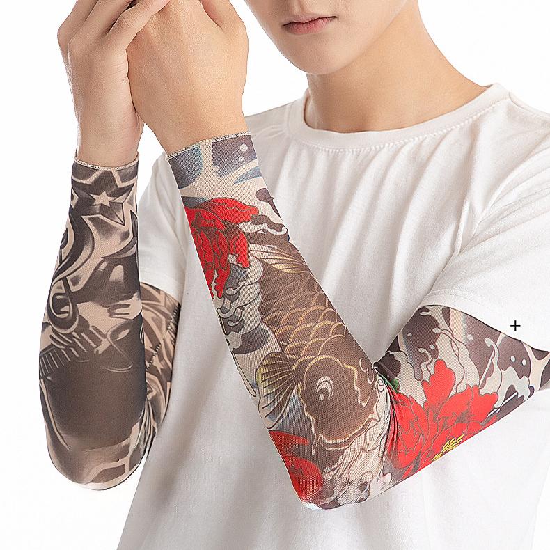 plusnao（プラスナオ） アームカバー タトゥースリーブ 単品 片腕用