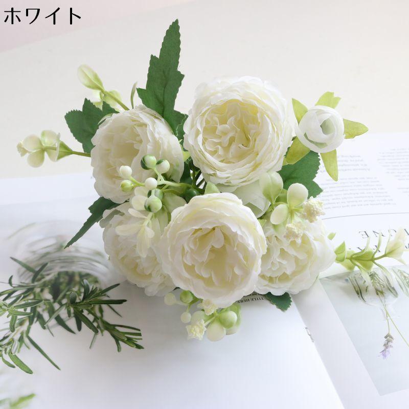 造花 花束 ブーケ 薔薇 バラ ローズ アートフラワー フェイクフラワー