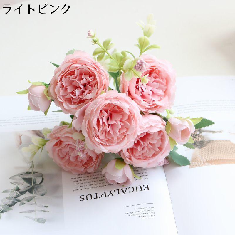 造花 花束 ブーケ 薔薇 バラ ローズ アートフラワー フェイクフラワー