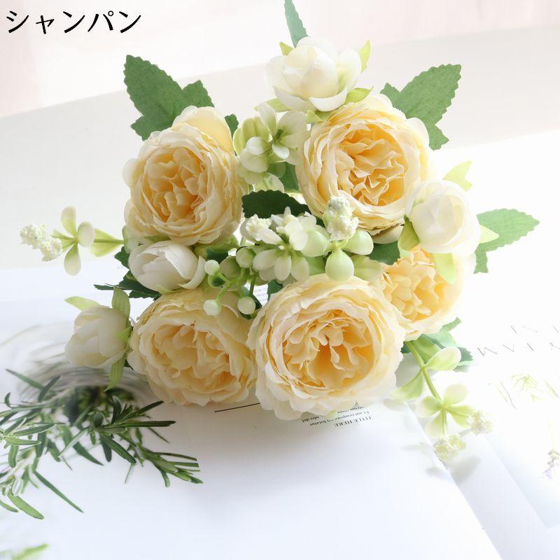 造花 花束 ブーケ 薔薇 バラ ローズ アートフラワー フェイクフラワー