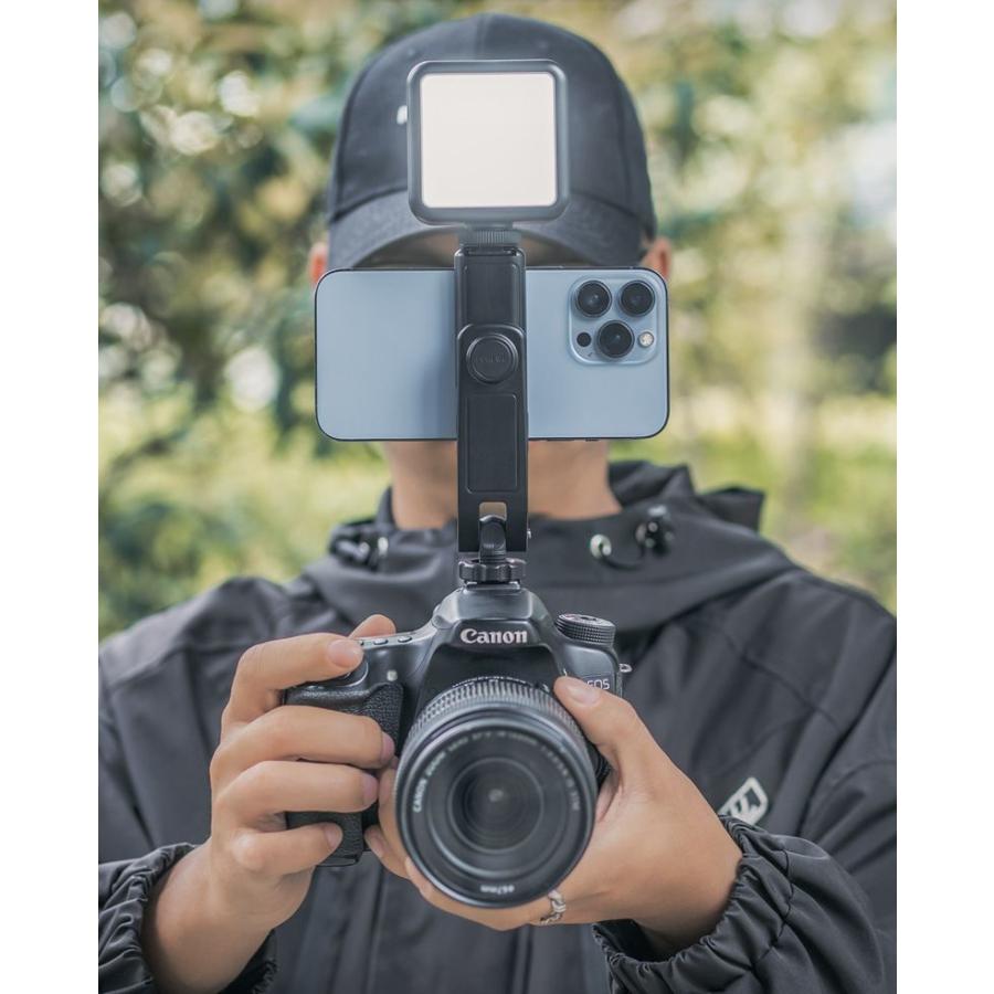 スマホホルダー ホットシューマウントアダプター 電話クランプ