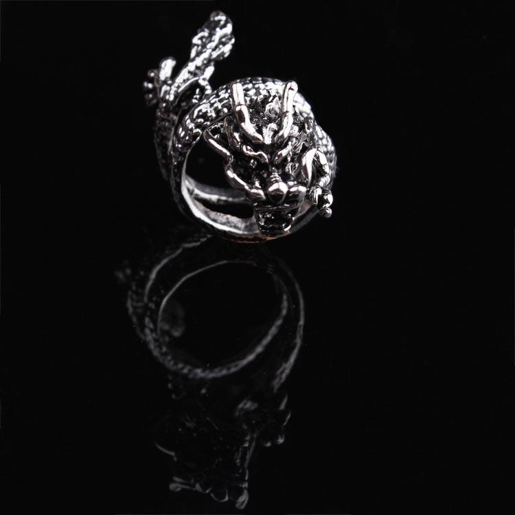 plusnao（プラスナオ） 指輪 オープンリング ドラゴンモチーフ 竜 龍