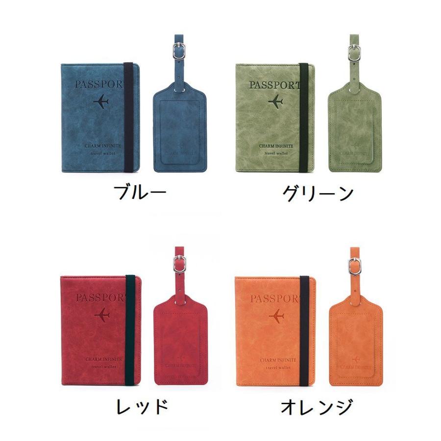 plusnao（プラスナオ） パスポートケース ネームタグ パスポートカバー