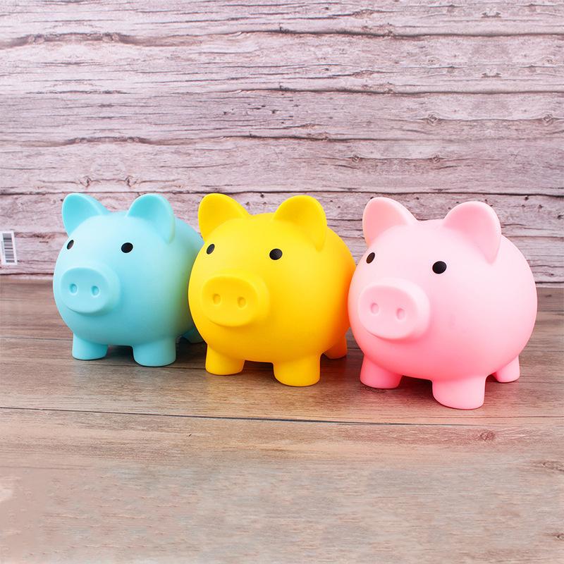 貯金箱 豚 ぶた ブタ 小銭 硬貨 貯める 割れない 可愛い キュート
