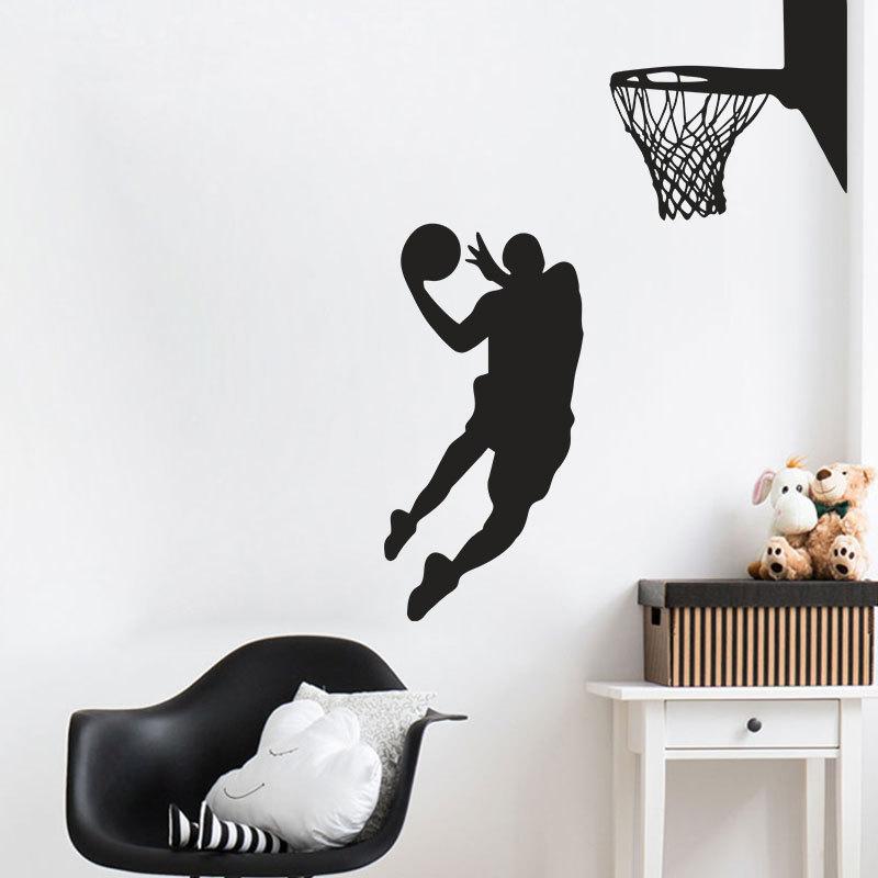 ウォールステッカー 壁紙シール 壁装飾 装飾 ステッカー 雑貨 壁 壁紙 シール インテリア 窓 小物 バスケットボール バスケットゴール バスケ か Zak プラスナオyahoo 店 通販 Yahoo ショッピング