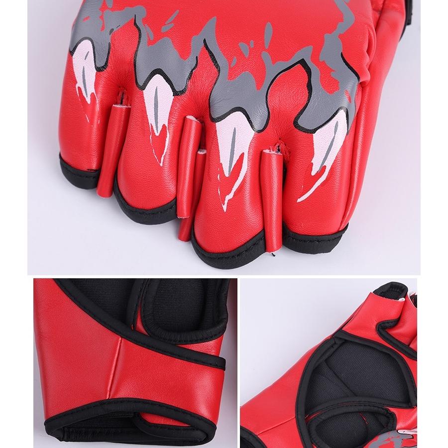 plusnao オープンフィンガーグローブ パンチンググローブ ユニセックス