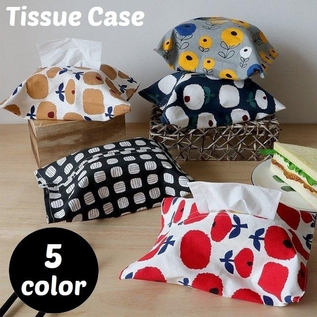 ティッシュケース ティッシュカバー インテリア雑貨 収納 ホルダー プリント 花柄 フラワー 北欧風 マジックテープ 便利 布製 卓上 平置き 横置き Zak プラスナオyahoo 店 通販 Yahoo ショッピング