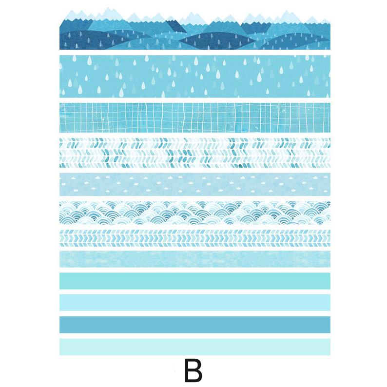 マスキングテープ 3m 12個セット シール ステッカー 植物 花柄