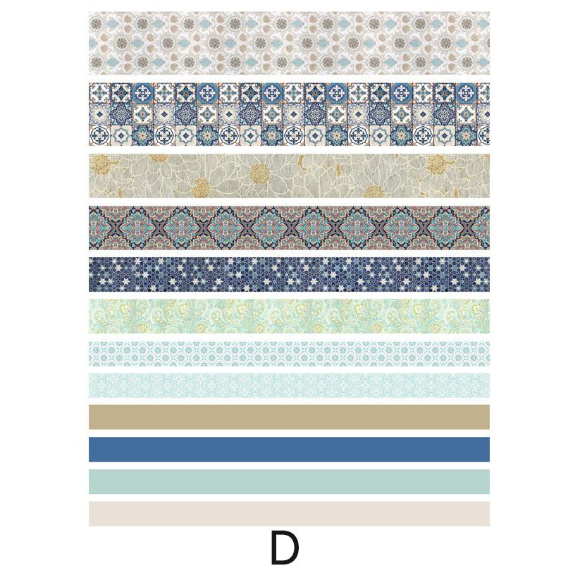 マスキングテープ 3m 12個セット シール ステッカー 植物 花柄