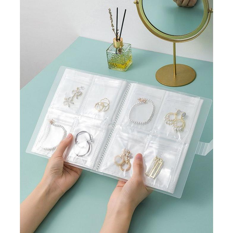 plusnao ジュセリー収納バインダー アクセサリー収納 バインダー