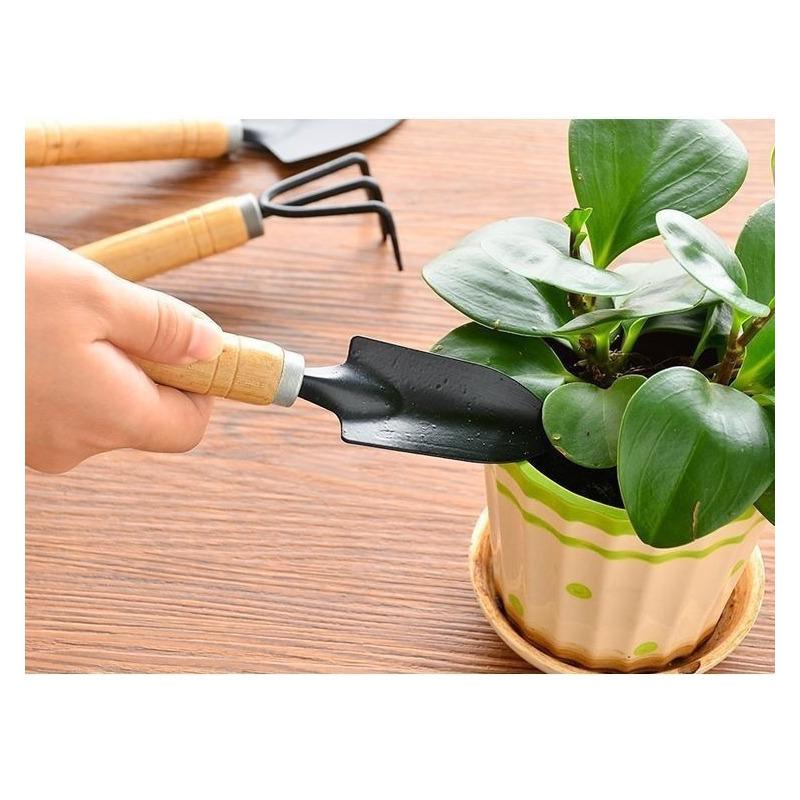 ガーデニングツール ミニ 3点セット 小型 スコップ 熊手 シャベル 園芸