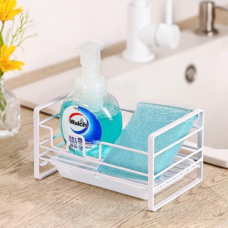 スポンジラック 水切りラック スポンジホルダー 洗剤ボトル置き スポンジ置き 水回り用品 キッチン用品 台所用品 水受けトレイ付き シンク 流し回り プラスナオYahoo 店 - 通販 - Yahoo ショッピング