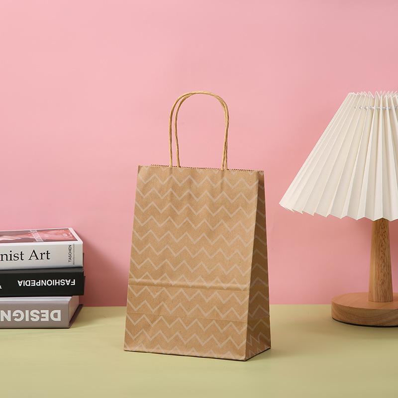 plusnao 紙袋 クラフトバッグ 3枚セット ギフトバッグ ペーパーバッグ