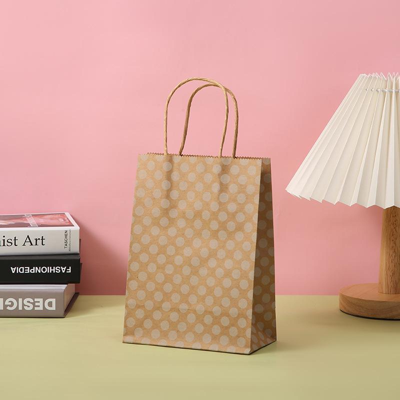 plusnao 紙袋 クラフトバッグ 3枚セット ギフトバッグ ペーパー