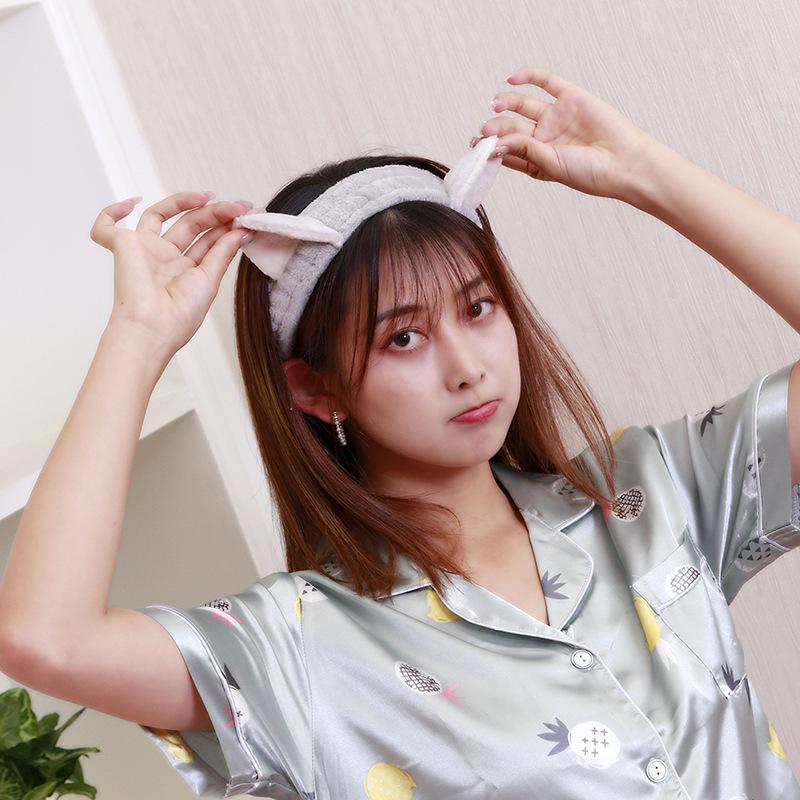 ブランド雑貨総合 ヘアバンド タオル地 ヘアターバン タオルキャップ ヘッドバンド 吸水 猫耳 ネコ バスグッズ バス用品 洗顔用品 お風呂 かわいい 可愛い Riosmauricio Com