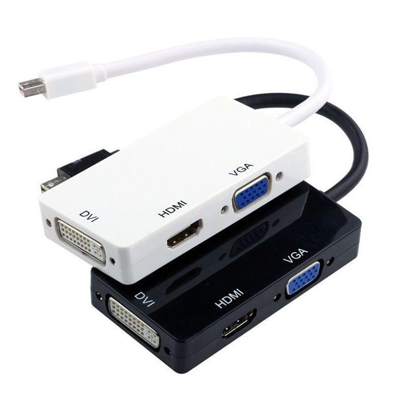 Adattatore 3-in-1 Mini DisplayPort A HDMI/DVI Per MacBook, Mac Mini, IMac