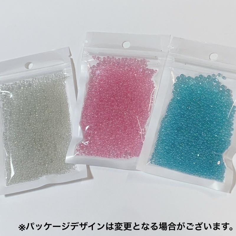 ネイルパーツ 1000個セット ガラス玉 球体 スケルトン 泡 バブル