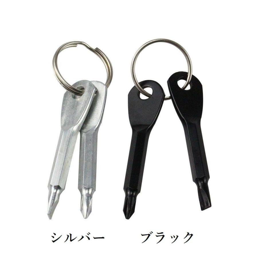 ミニドライバー 2点セット キーリング付き プラスドライバー マイナス