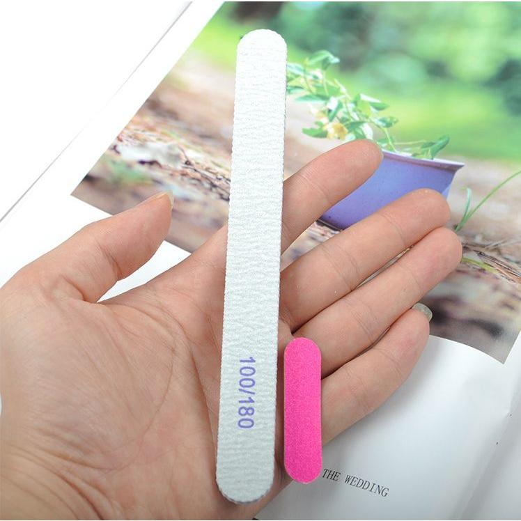 ネイル工房 ネイルファイル 爪やすり まとめ売り 爪やすり ネイルファイル ネイル 単品 ケア用品 両面 長方形 グレー