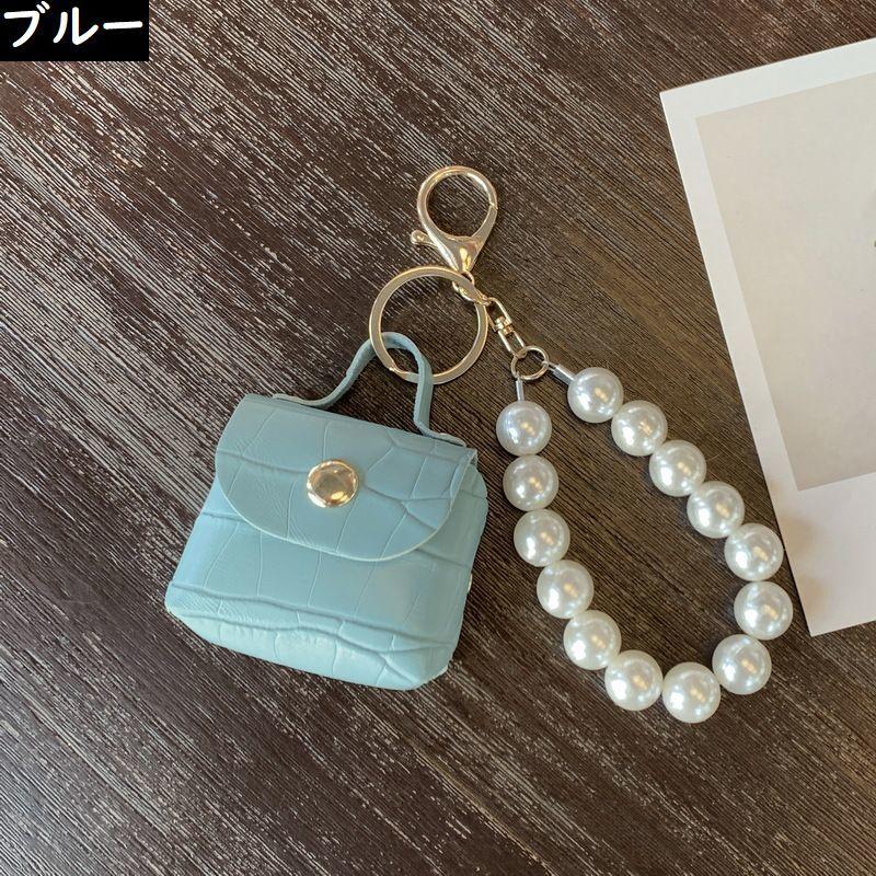 plusnao キーホルダー キーリング バッグチャーム レザー調