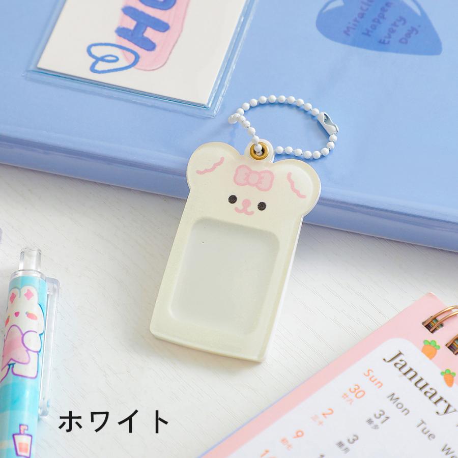 plusnao フォトキーホルダー トレカ チェキ ケース 推し活グッズ