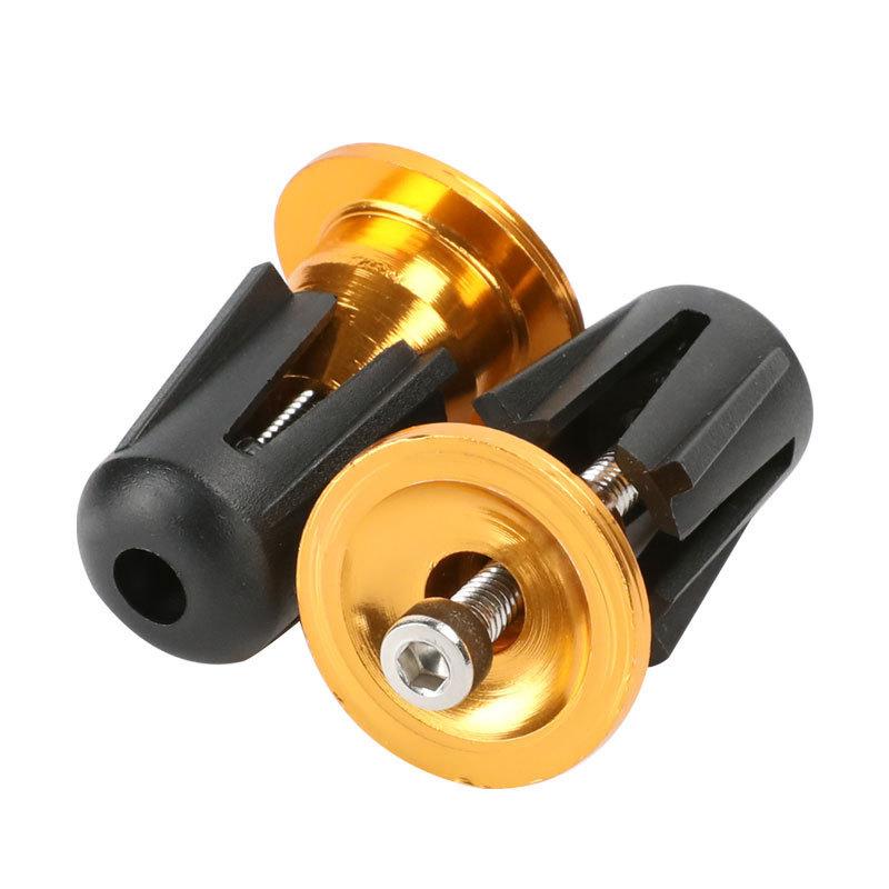バーエンドキャップ 2個セット ハンドルバーエンドキャップ 自転車用品