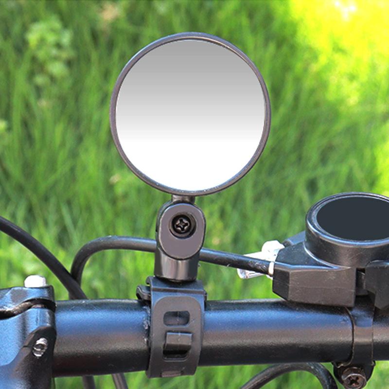 56％以上節約 自転車用ミラー バックミラー サイドミラー サイクルミラー バーエンドミラー 360度回転 180度 角度調節可能 凸レンズ 後方確認  簡単取り付け