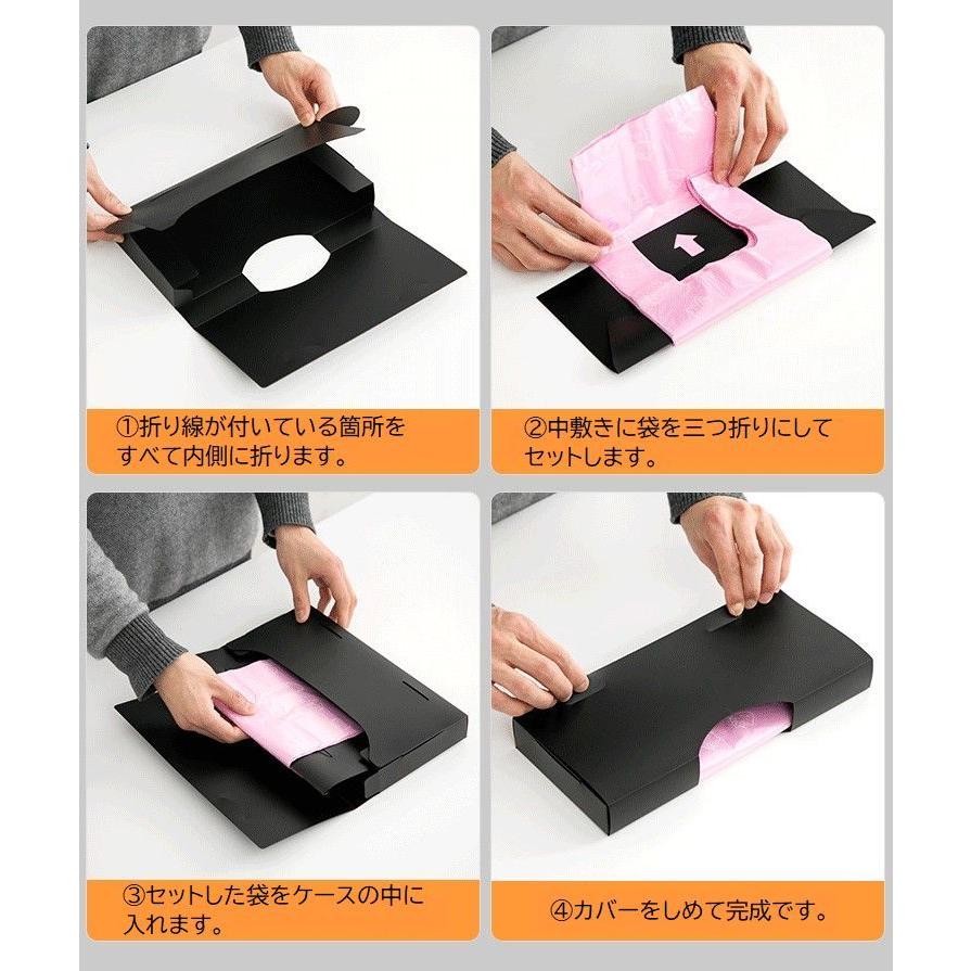カード収納ビニール袋 30枚セット① plusnao（プラスナオ） ゴミ袋ストッカー ゴミ袋収納ケース ゴミ袋