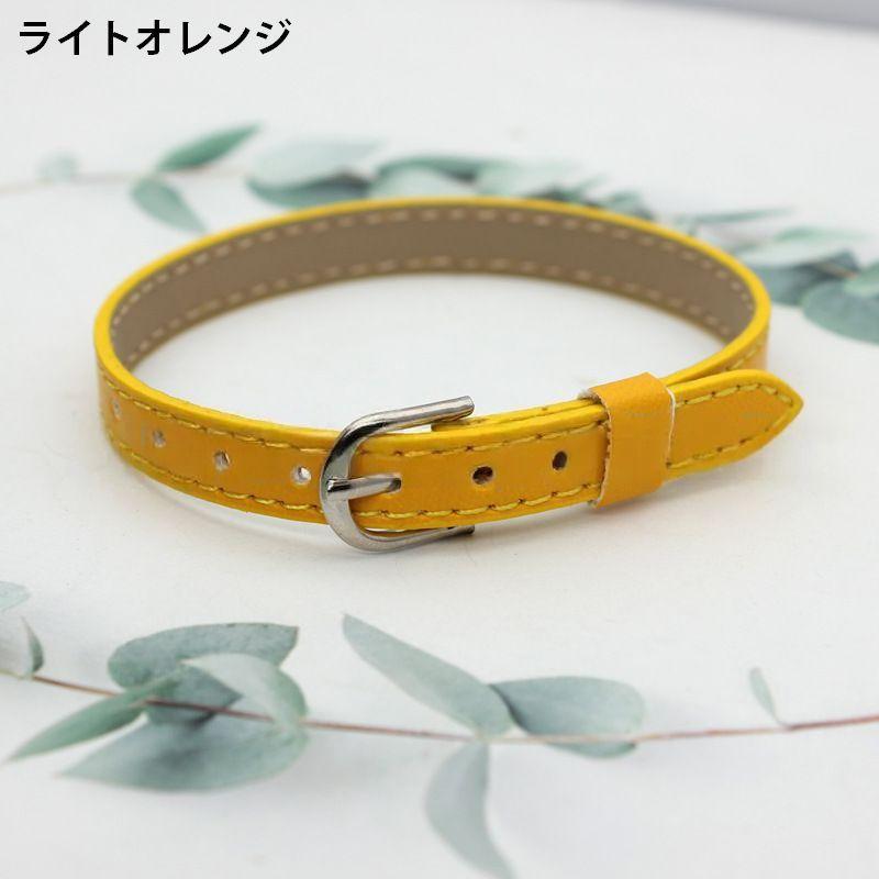ブレスレット レザー調 ハンドメイド 手芸 クラフト材料 アクセサリー