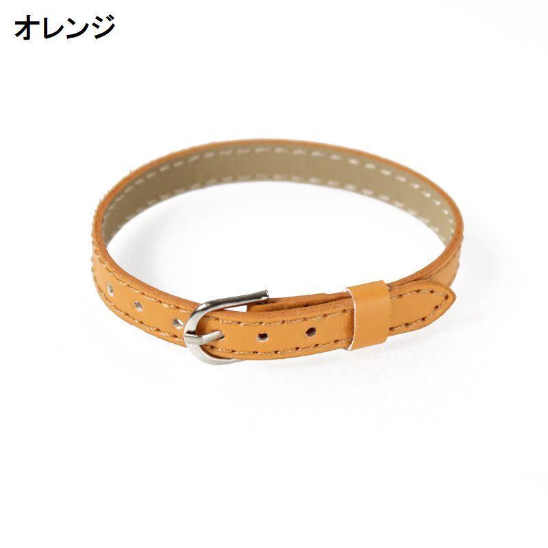 ブレスレット レザー調 ハンドメイド 手芸 クラフト材料 アクセサリー