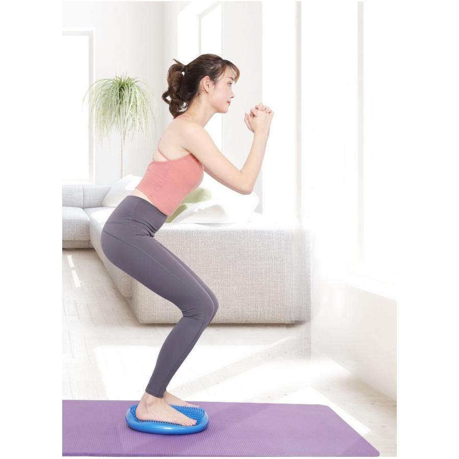 バランスディスク バランスクッション ポンプ付き エクササイズグッズ