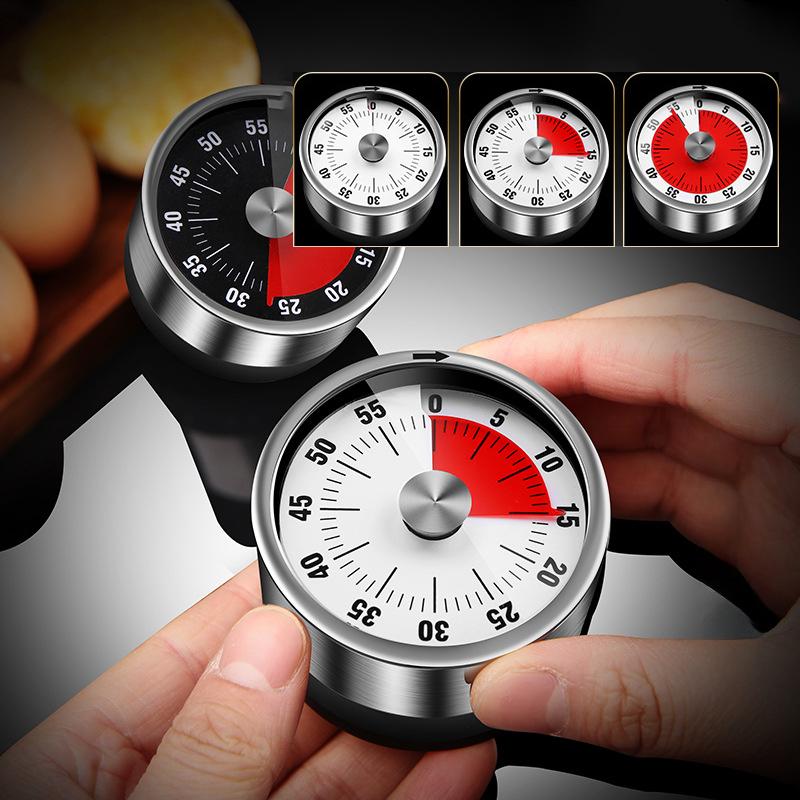 plusnao キッチンタイマー マグネット 磁石 1時間 60分 アラーム