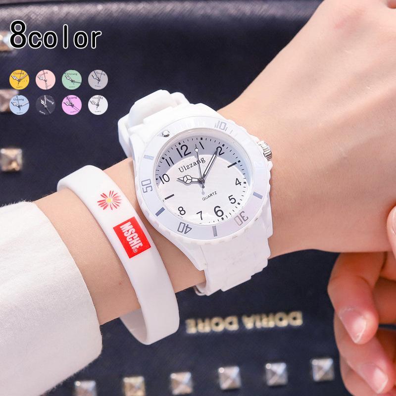 腕時計 レディース 女性用 リストウオッチ 丸形 サークル アナログ 黒 白 おしゃれ カジュアル かわいい リチウム Zak プラスナオyahoo 店 通販 Yahoo ショッピング