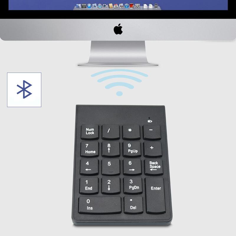 テンキー ワイヤレス キーボード bluetooth 薄型 小型 ナンバーパッド