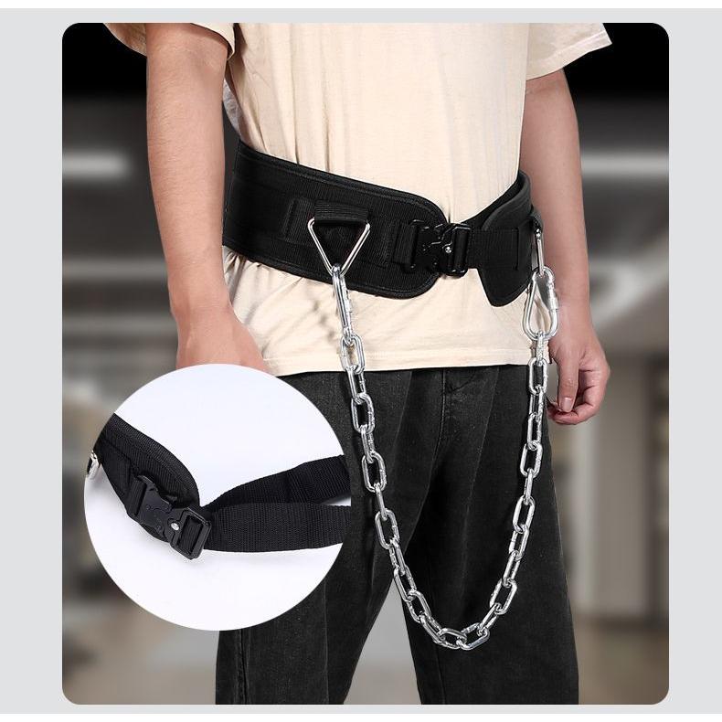 plusnao ウェイトベルト ディッピングベルト 83cmチェーン付き