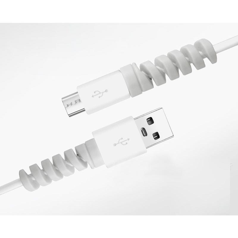 ケーブル保護カバー 同色8個セット 8本 ケーブルプロテクター