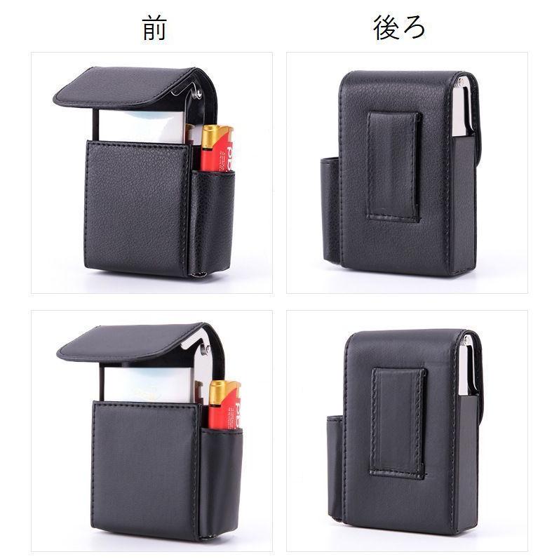 高い品質 シガレットケース タバコケース 喫煙具 たばこ入れ 煙草入れ 収納ケース ライター収納付き フェイクレザー クロコ柄 無地 単色 ブラック ブラウン1 100円 Aynaelda Com