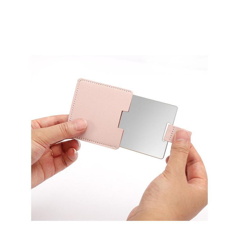 手鏡 ハンドミラー コンパクトミラー ケース付き 小物 鏡 かがみ