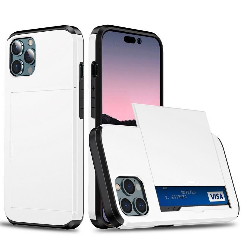 iPhone用ケース カードホルダー付き 汎用型 カード収納 交通系カード
