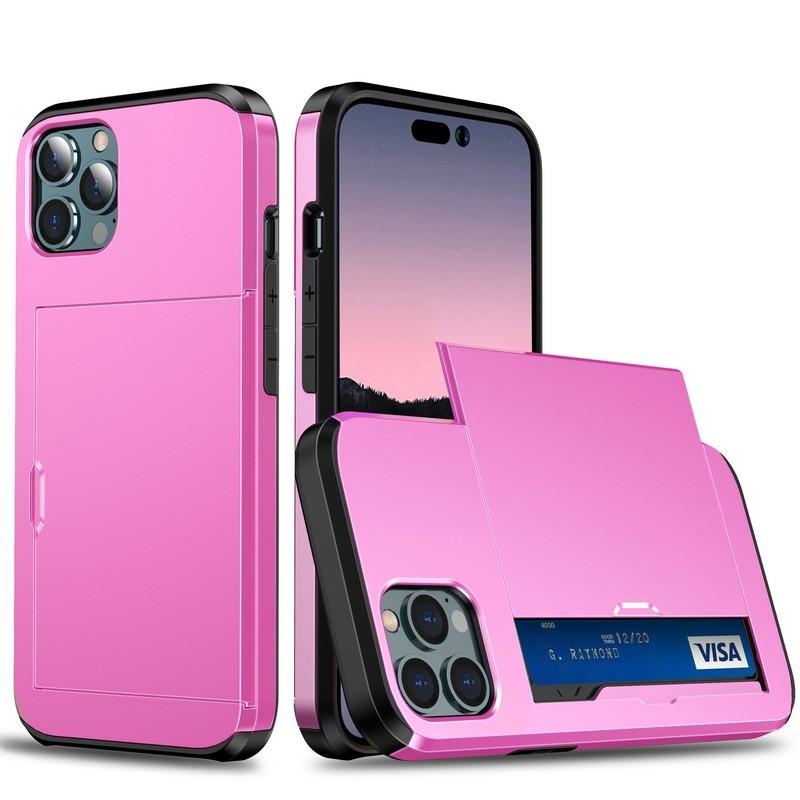 iPhone用ケース カードホルダー付き 汎用型 カード収納 交通系カード